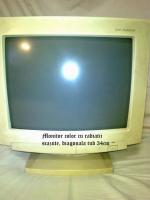 Monitor Calculator PC Vechi Retro cu tub CRT color RARITATE Vintage