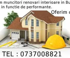 Angajez muncitori renovari interioare