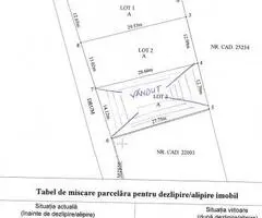 Teren casa S=378 mp/parcela (2  PARCELE de vanzare)