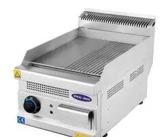 Gratar electric striat si neted, Ideal Inox, Linia 630