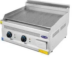 Gratar profesional, Ideal Inox, placa striata, electric, Linia 630