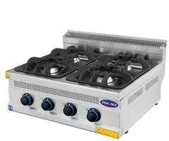 Masina de gatit 4 focuri, Ideal Inox, gaz, Linia 700s