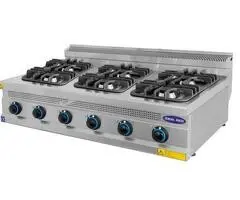 Masina de gatit 6 focuri, Ideal Inox, gaz, Linia 700s