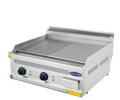 Fry Top electric cu suprafata neteda si striata, Ideal Inox, Linia 700S