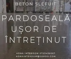 Reconditionare pardoseli beton prin slefuire