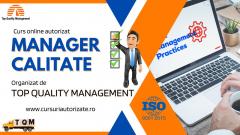 Curs online autorizat Manager Calitate - ISO 9001:2015