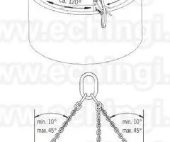 Lanturi si clesti pentru ridicare tuburi camine beton BTG 50-180mm 0728.305.610