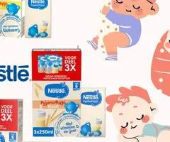 Cereale olandeze pentru bebelusi Nestlé Banane Total Blue