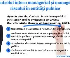 Curs Controlul intern managerial și managementul riscului în entități publice