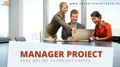 Curs online autorizat Manager proiect