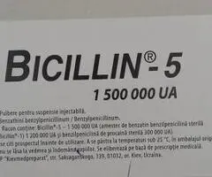 Vand Bicillin 5 - pulbere pentru suspensie injectabilă