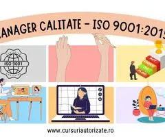 Curs online autorizat Manager calitate - ISO 9001:2015