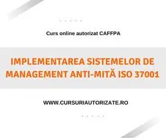 Curs online Implementarea sistemelor de management anti-mită ISO 37001