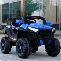 Masinuta electrica 4x4 Kinderauto SuperCar 100W 12V cu Scaun TAPITAT #Albastru