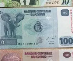 Bancnote din Botswana,Congo,Etiopia,Kenya,Libia,Uganda,Guineea,Maroc