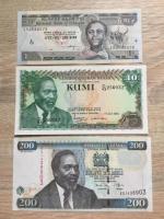 Bancnote din Botswana,Congo,Etiopia,Kenya,Libia,Uganda,Guineea,Maroc
