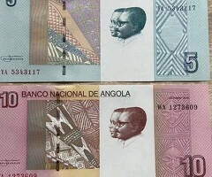 Bancnote din Africa de Sud, Angola, Burundi, Congo