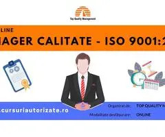 Curs online Manager calitate – ISO 9001:2015