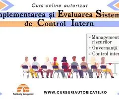 Curs Implementarea și Evaluarea Sistemului de Control Intern