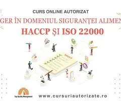 Curs online Manager în domeniul siguranței alimentare HACCP și ISO 22000