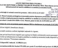 ANUNT PRELUNGIRE M5A 22.08.2023