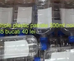 Sticle plastic patrate 500ml noi 35 buc 40 lei