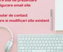 Realizare site web de prezentare editare site existent promovare afacere online