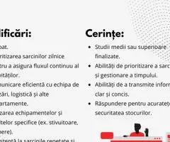 Angajam Magazioner (Logistică și Gestionare Stocuri)