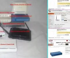 Modem router wireless switch receptor satelit