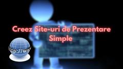 Creez Site-uri de Prezentare Simple