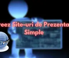 Creez Site-uri de Prezentare Simple