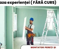 Calificare recunoscută Montator pereti si plafoane din ghips-carton