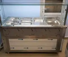 Vitrina CALDA Vitrina RECE /Autoservire LINIE Vitrine BAIN MARIE/