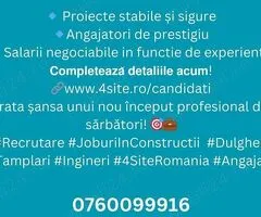 Nu rata șansa unui nou început profesional după sărbători!