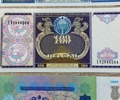 Bancnote din Uzbekistan