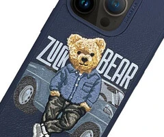 Husa Piele MagSafe Zuck Bear pentru Iphone 15 Pro Max - Protectie Premium Design San Francisco Bay A